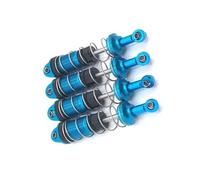 Rc Car Shock Damper Compatible With HBX 16889 16889A 16890 16890A SG1601 SG1602 1:16 RC Car Upgrade Parts Accessories 4pcs Metal Shock Absorber Damper(Blue)