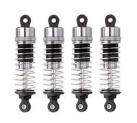 Rc Car Shock Damper Compatible With HBX 16889 16889A 16890 16890A SG1601 SG1602 4Pcs Oil Metal Shock Absorber Damper 1/16 RC Car Upgrade Parts