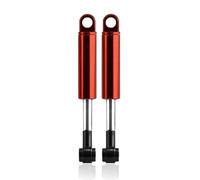 Rc Car Shock Damper Compatible With Tamiya For SCANIA For Actros For MAN For VOLVO 1/14 RC Truck Tractor Metal Front Rear Suspension Shock Absorber Damper(Red)