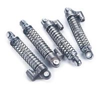 Rc Car Shock Damper Compatible With TRX-4M For Bronco For Defender 1/18 RC Crawler Car Upgrade Parts 4Pcs Metal 56mm Shock Absorber Oil Damper Accessories(Grey)