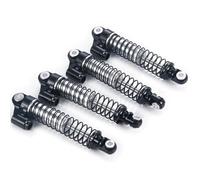 Rc Car Shock Damper Compatible With TRX-4M For Bronco For Defender 1/18 RC Crawler Car Upgrade Parts 4Pcs Metal 56mm Shock Absorber Oil Damper Accessories(Black)