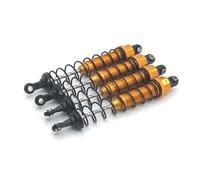 Rc Car Shock Damper Compatible With Wltoys 12402-A A323 12409 1/12 RC Car Upgrade Parts Accessories Metal Oil Filled Front Rear Shock Absorber Damper(Yellow)