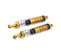 Rc Car Shock Damper Compatible With WLtoys 12427 12428-A B 12429 12423 FY01 FY02 FY03 1/12 RC Car Parts Metal Upgrade Modified Hydraulic Rear Shock Absorber(Yellow)