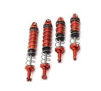 Rc Car Shock Damper Compatible With Wltoys 12428 12423 12429 FY03 1/12 RC Car Upgrades Parts Accessories Adjustable Oil Metal Shock Absorbers Damper(Red)