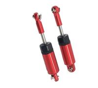 Rc Car Shock Damper Compatible With Wltoys A949 1/18 Remote Control Car Metal Shock Absorbers Shock Absorber Dampers Upgrade Replacement Accessories(Red)