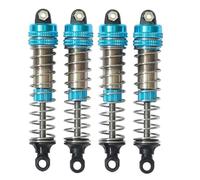 Rc Car Shock Damper Compatible With XLF X03 X04 X03A X04A For Max 4Pcs Metal Shock Absorber Damper 1/10 RC Car Brushless For Monster Truck Upgrade Parts(Blue)