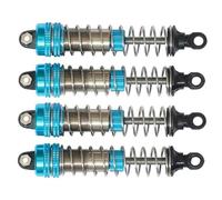 Rc Car Shock Damper Compatible With XLF X03 X04 X03A X04A For Max 4pcs Metal Shock Absorber Damper 1/10 RC Car Brushless Upgrade Parts Accessories(Blue)