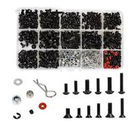 RC Car Spare Parts For Axial For SCX10 90046 For Traxxas For Trx4 For Redcat For Mst For HSP 1/10 500PCS RC Car M3 M4 Metal Screws Nuts Box RC Crawler Car