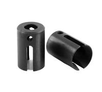 RC Car Spare Parts For Traxxas For E-Revo 2.0 For VXL Brushless 86086-4 1/10 2pcs Steel Drive Cup 8652 8652X RC Car Upgrade Parts Accessories(Black)