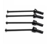 Rc Car Spares For Arrma For Typhon 6S For Infraction 6 For Limitless For BLX 1/7 4pcs Metal Front Rear Drive Shaft CVD RC Car Upgrade Parts(Black,Front+Rear)