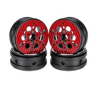 Rc Car Spares For Capra For TRX4 For SCX10 For PRO For VS4 For Gspeed For V4 For Comp For Builds For LCG 1.9 Inch Beadlock Wheels Rims For 1/10 RC Crawler DIY(Red,B)