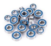 Rc Car Spares For TAMIYA For HotShot 58391 1/10 Rubber Sealed Ball Bearing Kit Remote Controls Car Upgrades Parts Accessories