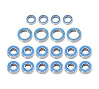 Rc Car Spares For Tamiya For TT01 For TT-01 01E 01D 02B 1/10 20PCS Rubber Sealed Ball Bearing Kit RC Car Upgrades Parts Accessories