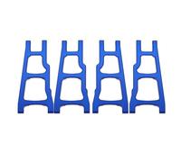 Rc Car Spares For Traxxas For Slash 4x4 For Rustler For Stampede XO-1 4Pcs Front Rear Lower Suspension Arms 1/10 RC Car Upgrade Parts Accessories(Blue)