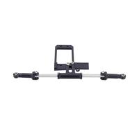 Rc Car Spares For Vanquish For Phoenix For VS4-10 For F10 1/10 RC Crawler Full Hydraulic Steering Cylinder Kit With BTA Servo Mount Portal Axle DIY Parts(Black)