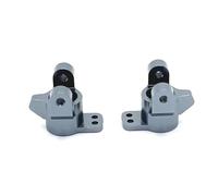 Rc Car Steering Cup For FMS FCX24M For Camel D90 D110 For Defender Discovered 1/24 Front Rear Axle Steering Cup C Servo Fixing For Seat RC Car Parts(Silver,C seat)
