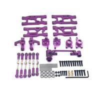Rc Car Steering Cup For LC 1/14 For Rlaarlo AM-X12 1/12 Steering Cup Set Remote Control Car For Racing Upgraded Replace Parts(Purple)