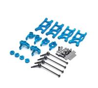 Rc Car Steering Cup For LC For WLtoys 144001 124017-16-18-19 1/14 8pcs For Swing Arm Steering Cup CVD Set RC Car For Racing Parts And Accessories And Replacements(Blue)