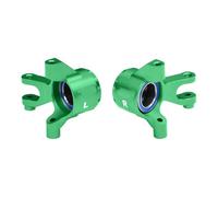 Rc Car Steering Cup For Traxxas For Mini For Maxx For XRT-108076-1 GPM 7075 Aluminum Alloy Front Steering Blocks Oversize Bearing RC Car Parts(Green)