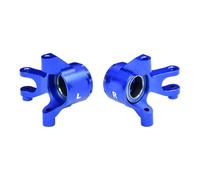 Rc Car Steering Cup For Traxxas For Mini For Maxx For XRT-108076-1 GPM 7075 Aluminum Alloy Front Steering Blocks Oversize Bearing RC Car Parts(Blue)