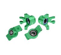 Rc Car Steering Cup For Traxxas For Mini For Maxx For Xrt For Slash For Rally Gpm 7075 Alloy Front Steering Blocks Rear Hubs Big Bearing RC Car Parts(Green)