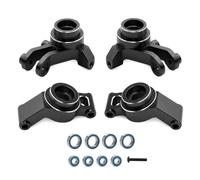 Rc Car Steering Cup For Traxxas For Mini For Maxx For Xrt Metal Steering Blocks Stub Axle Carriers 10734 10751 RC Car Monster Truck Upgrade Parts(Black,1set)