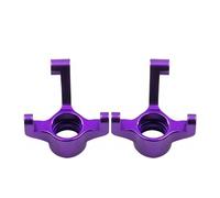 Rc Car Steering Cup For WLtoys 244016 For Losi Micro B/T 1/24 Metal Upgrades Front Steering Blocks Aluminum Alloy Spindles RC Car Parts Accessories(Purple)