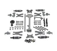 Rc Car Steering Cup For WLtoys A949 A959 A969 A979 K929 1/18 Metal Steering Cup Set Remote Control Car Off Road Parts And Accessories Upgrade Replacement Use(Gray)