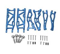 RC Car Suspension Arm Set Aluminum Alloy Front Rear Swing Arms Upgrade Performance Durable Replacement Parts for 1/8 KRATON 6S RC Car 450g 12 Pieces (Blue)