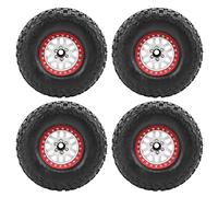 RC Car Tire Tool Set Aluminium Alloy Hub with MIXRC001 Wheel Skin Practical Lightweight and Durable Easy to Install for Traxxas Axial scx10 D90 RC Car (White)