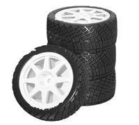 RC Car Tires For Tamiya For TT01 For TT02 XV01 XV02 TA06 PTG-2 For HPI For HSP 1/10 RC For Racing Car Parts 4pcs 68mm Tires Tyre Wheel