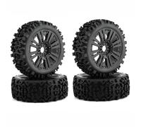 RC Car Tires Rims Set Compatible With HSP 1/8 RC For Racing For Buggy Car Upgrade Modification Replacement Parts Accessories Tires Wheels