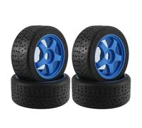 RC Car Tires Rims Set For Arrma 1/7 For Infraction For Felony For Limitless 4pcs 5-Spoke 100x42mm 42/100 Tire Tyre 17mm Wheel Hex RC Car Upgrade Parts(Blue)