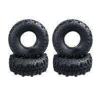 RC Car Tires Rims Set For Axial For SCX10 For Wraith For TRX-4 1/10 4Pcs 1.9 Inch 107mm * 42mm Beadlock Rubber Tyres Wheel Tires RC Crawler Car Parts