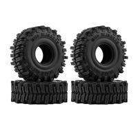 RC Car Tires Rims Set For TRX4M For Axial For SCX24 For FMS For FCX24 1/18 1/24 1.0 Tires 64 * 23mm Soft Sticky Rubber Mud Slingers Tires RC Upgrade Parts