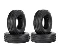 RC Car Tires Wheels Compatible With Tamiya For MAN For King For Hauler For ACTROS For SCANIA 1/14 RC Semi Tractor Truck Tipper Parts 25mm Hard Rubber Tires