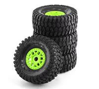 RC Car Tires Wheels Tyres Compatible With ARRMA For Mojave For TRAXXAS 1/7 RC Car For Desert Short Course Truck Off-road For Buggy 135mm Tire 17mm Wheel Hex(Green)