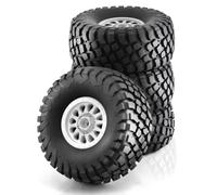 RC Car Tires Wheels Tyres Compatible With ARRMA For Mojave For TRAXXAS For UDR 1/7 RC Car 138mm Off-road For Buggy For Desert Short Course Truck Tire 17mm Wheel Hex(White)