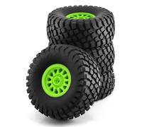 RC Car Tires Wheels Tyres Compatible With ARRMA For Mojave For TRAXXAS For UDR 1/7 RC Car 138mm Off-road For Buggy For Desert Short Course Truck Tire 17mm Wheel Hex(Green)