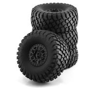 RC Car Tires Wheels Tyres Compatible With ARRMA For Mojave For TRAXXAS For UDR For Yikong FS RC Car 4Pcs 138Mm 1/7 For Desert Short Course Truck Tire 17Mm Wheel Hex(Black)