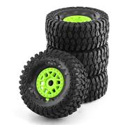 RC Car Tires Wheels Tyres Compatible With ARRMA For Mojave For UDR DF7 FS Buggy RC Car RS RC 138mm 1/7 Desert Short Course Truck Tire 17mm Wheel Hex(Green)
