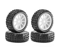 RC Car Tires Wheels Tyres Compatible With ARRMA For Typhon For Talion For Kyosho For HPI WR8 For HSP 1/8 RC Car 118mm Off-Road For Buggy Tires Wheel 17mm Hex For(Green)