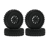 RC Car Tires Wheels Tyres Compatible With MN D90 MN98 For MN99S For MN82 For WPL C14 C24 C34 B14 B24 RC Car Upgrade Parts Accessories 70mm Tire Tyres Wheel 4pcs(Black)