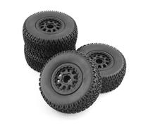 RC Car Tires Wheels Tyres Compatible With Slash For Arrma For Senton For HuanQi 727 For Vkar 1/10 Rc Car 112mm Short Course Truck Tires Tyre Wheel With 12mm Hex(B)