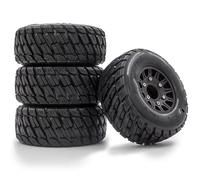 RC Car Tires Wheels Tyres Compatible With Traxxas For Arrma For HSP For Tamiya For HPI 1/8 1/10 RC Car 4Pcs Short Course Truck Tire Tyre Wheel 12&14&17Mm Hex