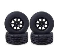RC Car Tires Wheels Tyres Compatible With ZD For Racing For Trxs For Slash For HPI For VKAR For Redcat 1:10 RC Wheel Short Course Truck Tires Set 12mm Hub Hex(D)