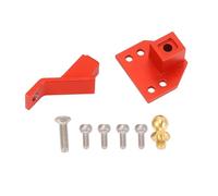 RC Car Tow Trailer Hitch Shackle Hook High Strength Alloy CNC Machined 4.5mm Ball Head Screw 13mm Hole Distance for 1/10 RC Crawler Car Off Road Adventures