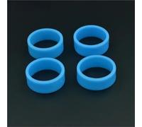RC Car Toys Parts For Tamiya 4pcs Homemade Large Diameter Big For Caliber Ultra Thin Tire Tyres For Mini 4WD Car Models Spare Parts(Blue)