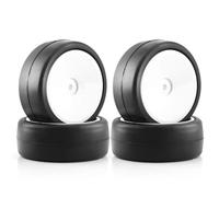 RC Car Toys Parts For Tamiya For TT01 For TT02 XV01 1/10 4Pcs Set High Grip Hot Melt Tyres Wheel 65x26mm RC For Racing Cars Upgrade Parts(30 degrees)