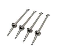 RC Car Transmission Shaft Compatible With MJX 10208 V1 1/10 Remote Control Cars Upgrades Parts Replacement Accessories 4pcs Metal Drive Shafts CVD